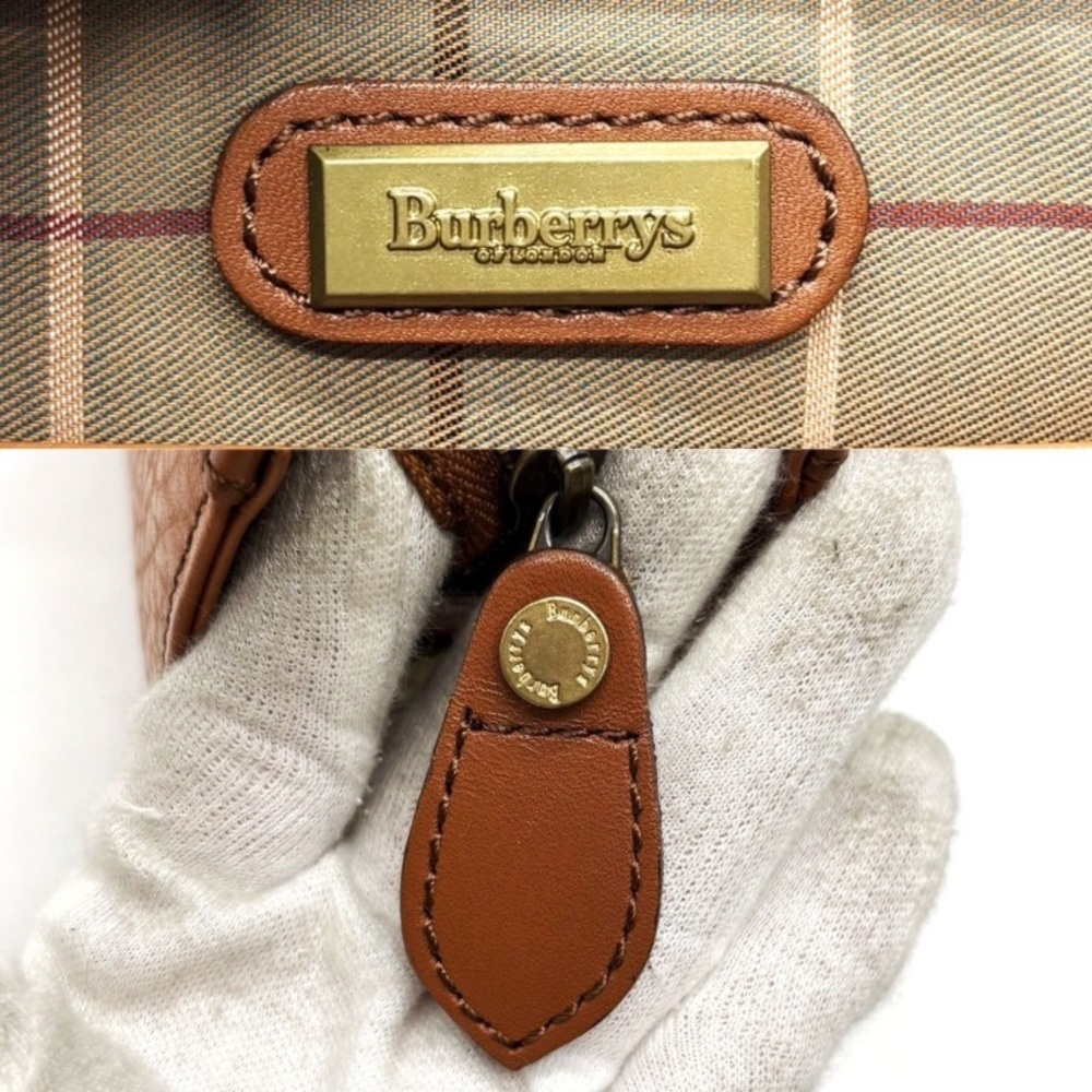 Burberrys Vintage Tan Leather Wristlet - Picture 2 of 10